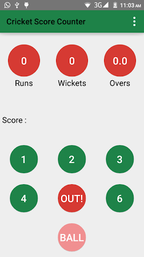 Cricket Score Counter Simple