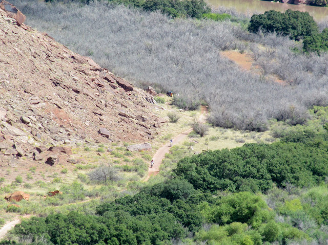 Dirt bikes on the road to Hey Joe