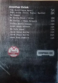 Kampoeng Koe Coffee menu 1