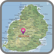 Map of Mauritius  Icon