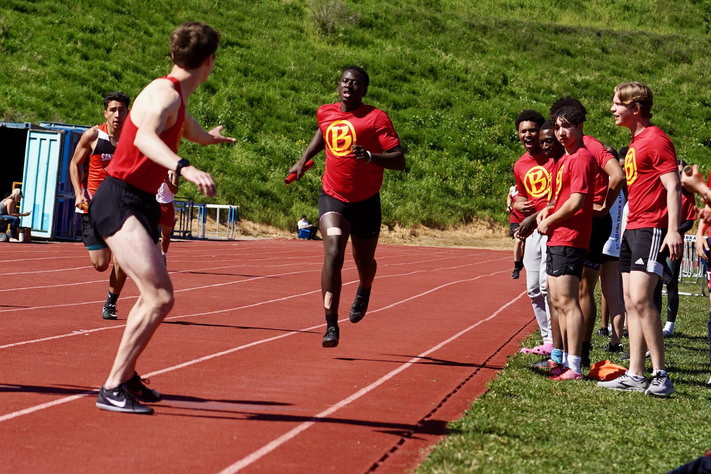 Boys relay