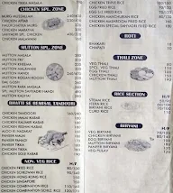 Hotel Sahyadri menu 4