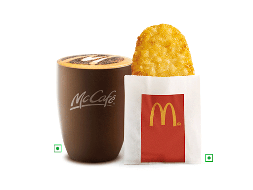 Hash brown with Beverage