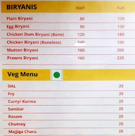 Main Food Court( Andhra Kitchen) menu 3