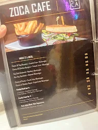 ZOCA Cafe menu 6