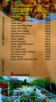 Hotel Santoor menu 3