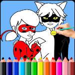 Cover Image of Download Miraculous Princess Ladybug:Coloring Book For Kids 1.1.0 APK