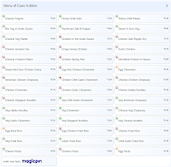 Cues N Bites menu 2