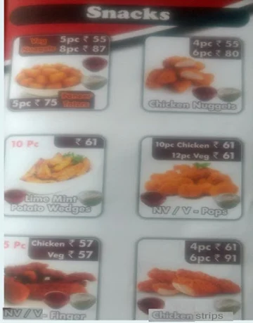 ChickBuns menu 