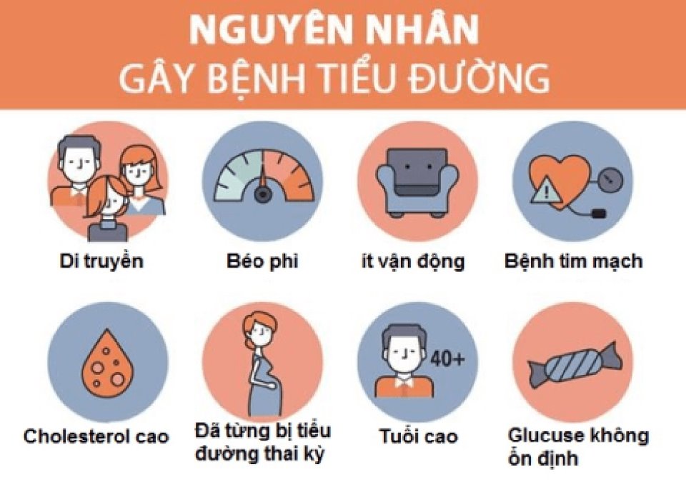 Một số nguyên nhân gây bệnh tiểu đường