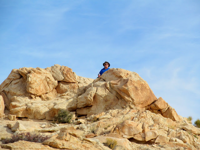 Dave on the hill above camp