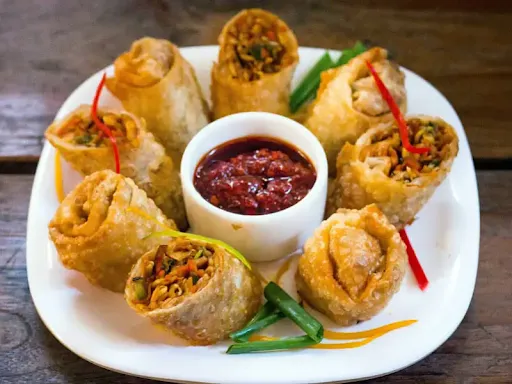 Veg Spring Roll(8Ps)