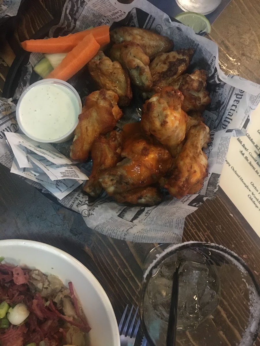 Wings are gluten free!!