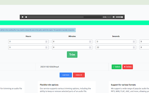 Trim Audio Online