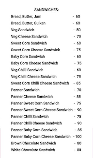 The Sandwich Square menu 1