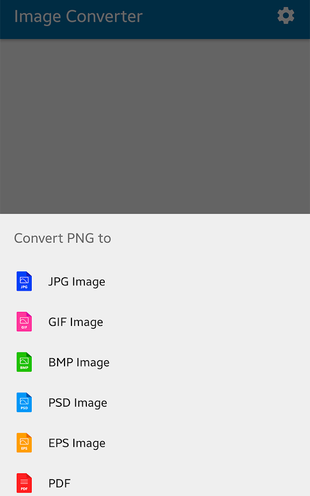 Photo & Image converter: jpg pdf eps psd png bmp..