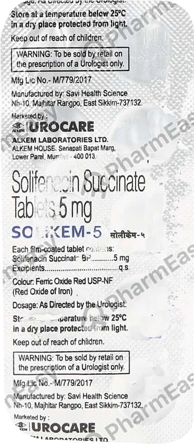Solikem-5mg Tablet 10's