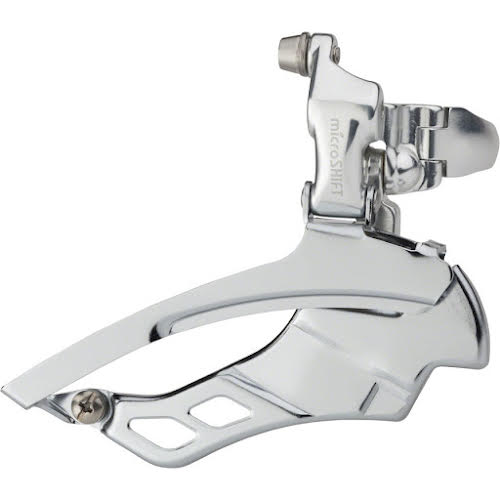 MicroShift R10 Front Derailleur - 10-Speed Triple 52/39/30t Band Clamp Shimano Compatible Silver