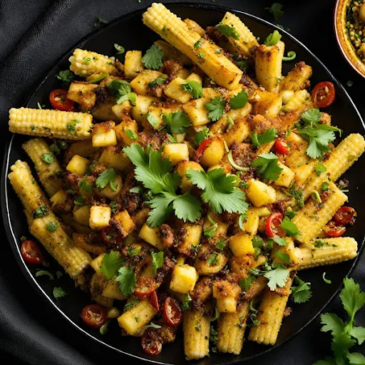 Crispy Chilly Baby Corn