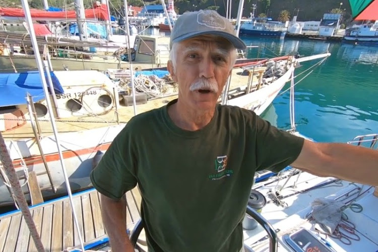 Patrick Childress travelled the world on his yacht before succumbing to Covid-19 in Cape Town.