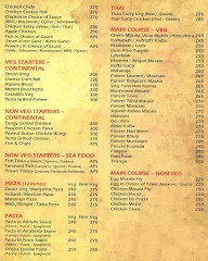 Hotel Shloka menu 2