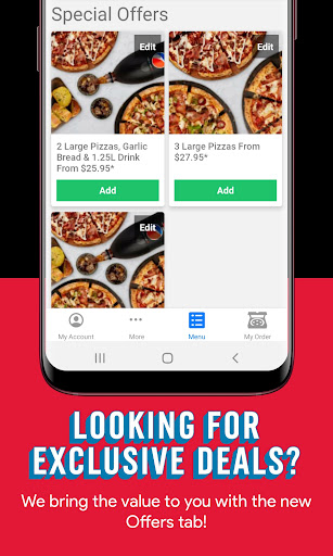 Screenshot Domino’s