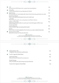 G Bar, The Grand menu 1