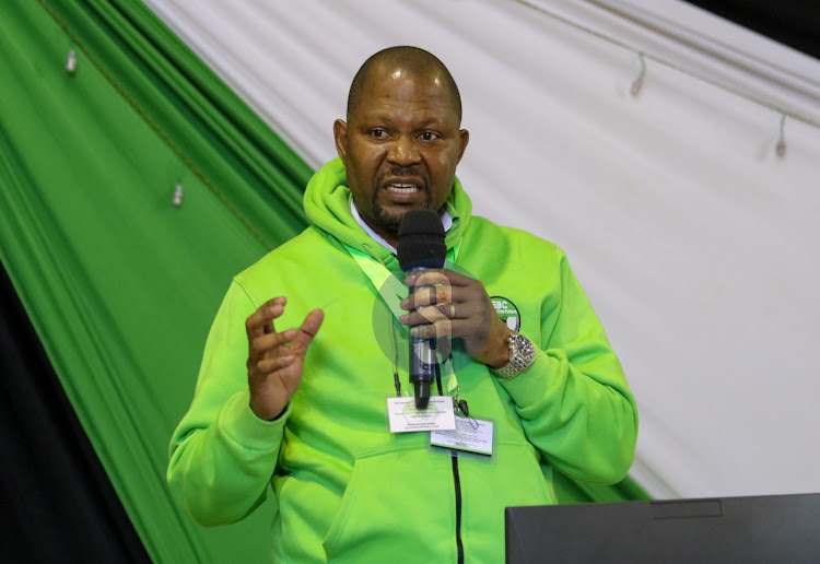 Nairobi county returning officer Albert Gogo briefs the media at Kasarani tallying centre on Friday, August 12,2022