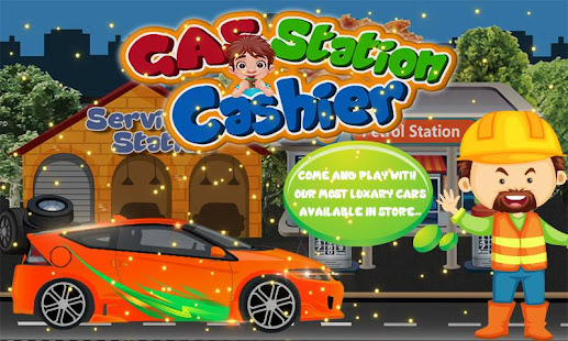 Gas Station Cashier - kids car washing games 1.0 APK + Mod (المال غير محدود / راء مجاني) إلى عن على ذكري المظهر