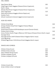 OMR - Burgers menu 1