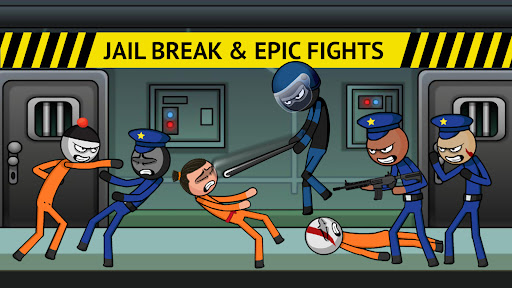 Screenshot Stickman Fight. Prison Escape