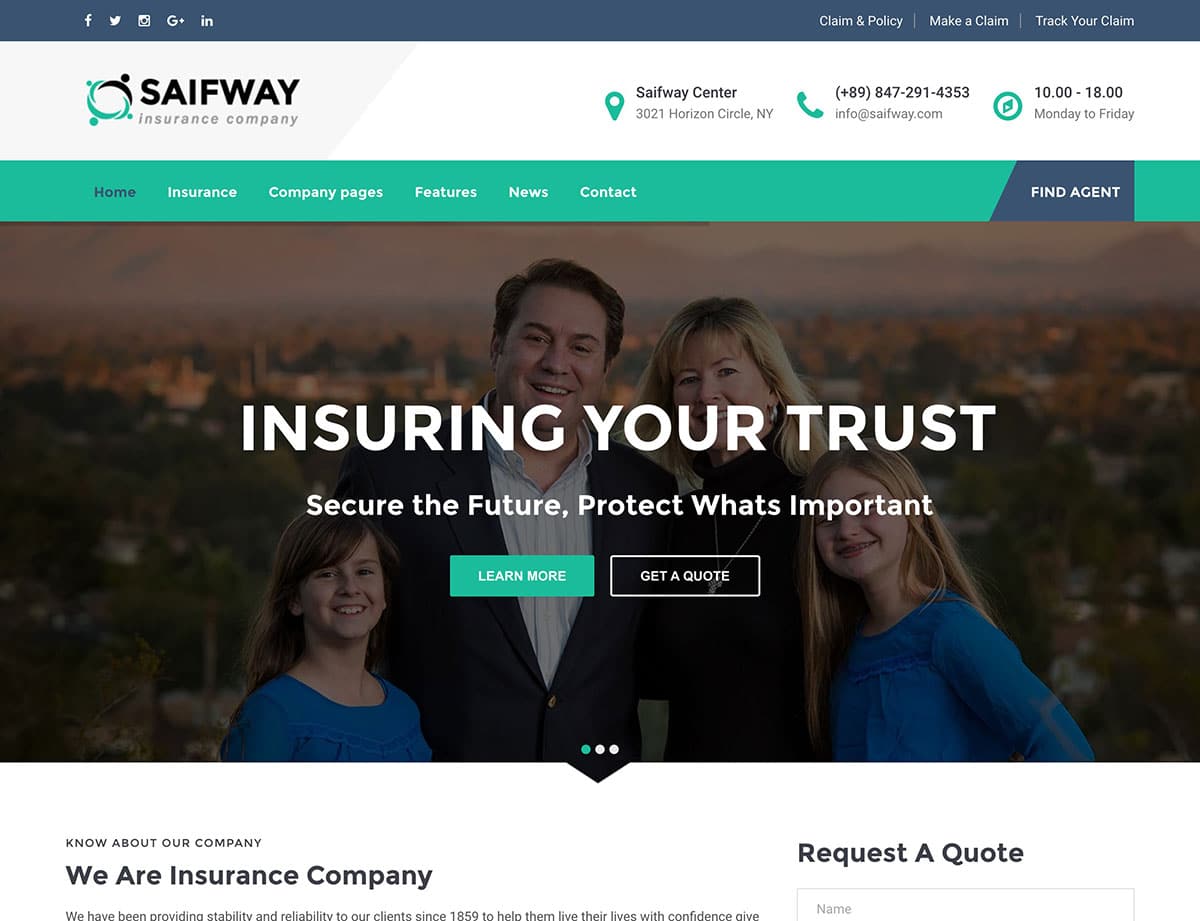 saifway-assurance-agence-wordpress-theme