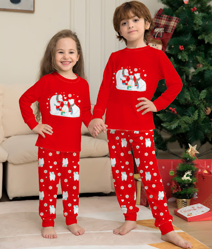 Title 2, Christmas Family Pajamas Matching Sets Christma...