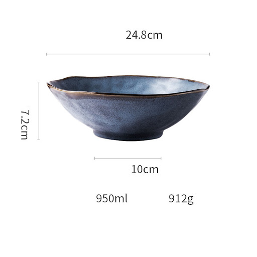 10 inche Wavy mouth bowl