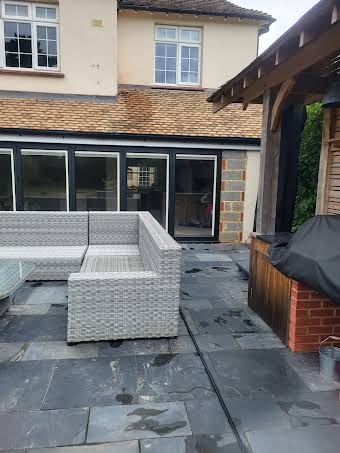 Rear extension with large bi folding doors  album cover