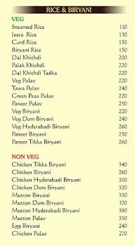 Swaadam Family Restaurant - Kc Hospitality menu 2