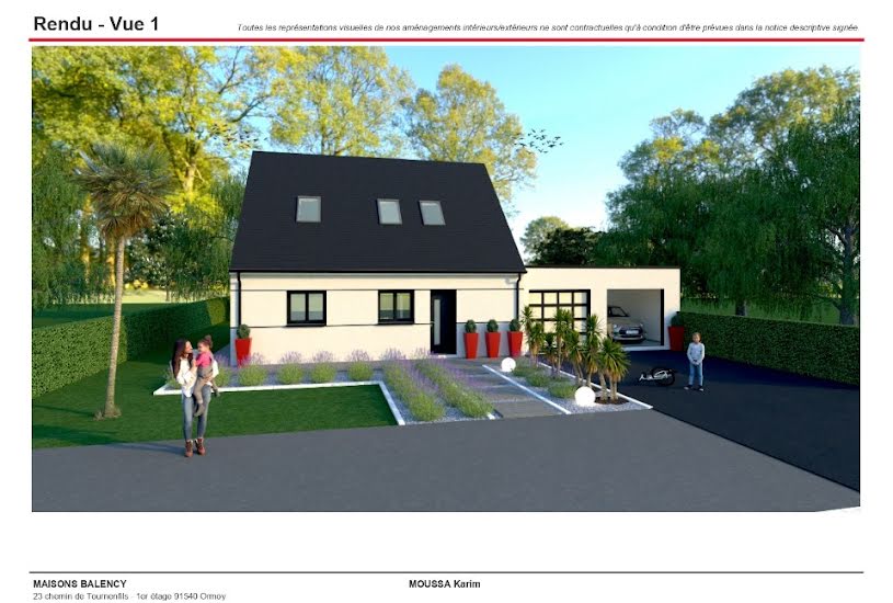  Vente Terrain + Maison - Terrain : 261m² - Maison : 103m² à Villemoisson-sur-Orge (91360) 