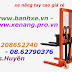 Xe nâng tay cao 1000kg nâng cao 1.6m model NC1016 giá khuyến mãi liên hệ ngay 01208652740 - Huyền