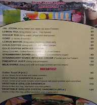 Khana Khajana Family Restaurant menu 1