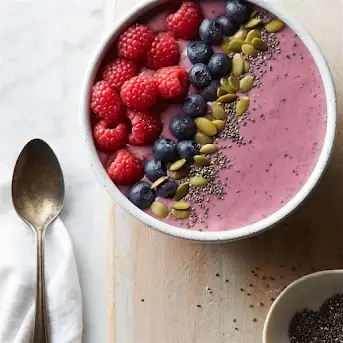 Mixed Berry Smoothie with Yogurt - Cooking For My Soul