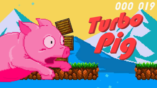 Screenshot Turbo Pig platformer pixel art