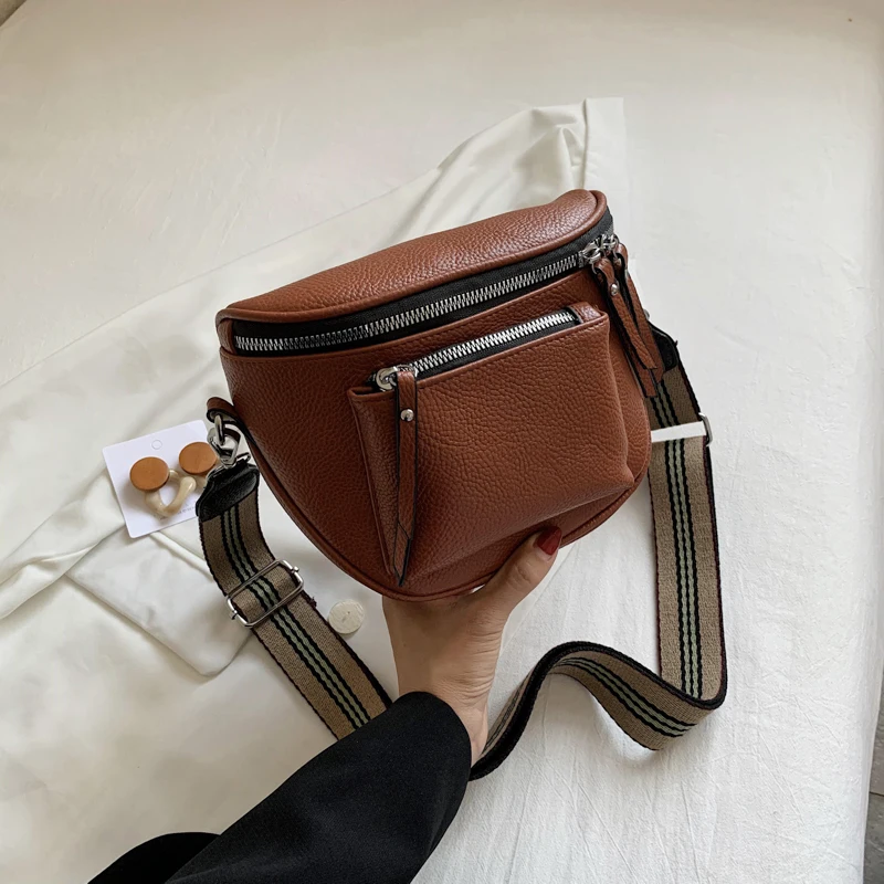 Title 9, Casual zachte leren crossbody tas met één schou...
