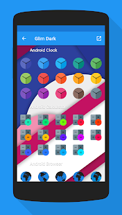 Glim Dark - Icon Pack - screenshot thumbnail