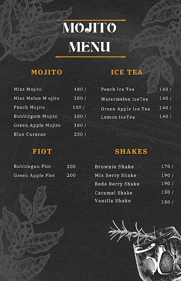Cupcamel menu 