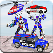 US Police Robot War Multi Robot Transform Games 1.02 Icon