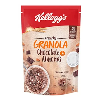 Kelloggs Chocolate And Almonds Granola 450 Gm