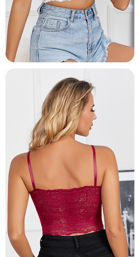 Title 7, Womens lace underwear vest tube top, a comfort...