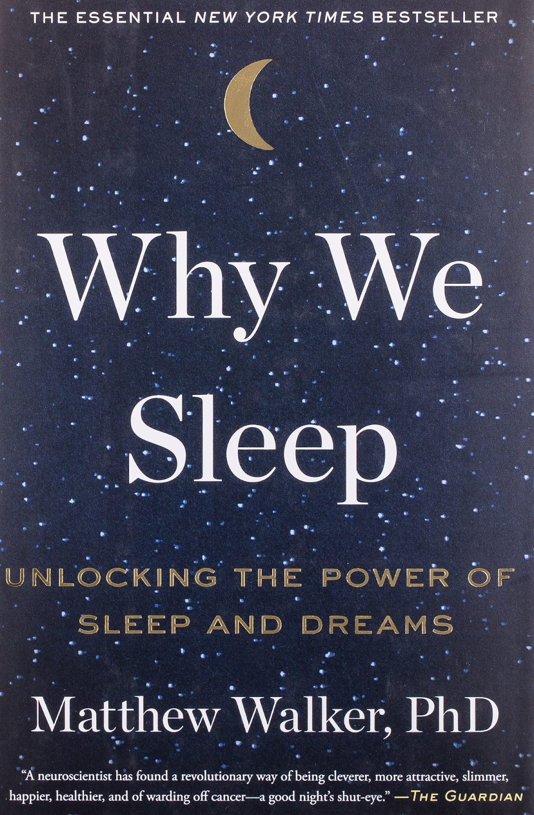 Why We Sleep by Matthew Walker, PhD book cover