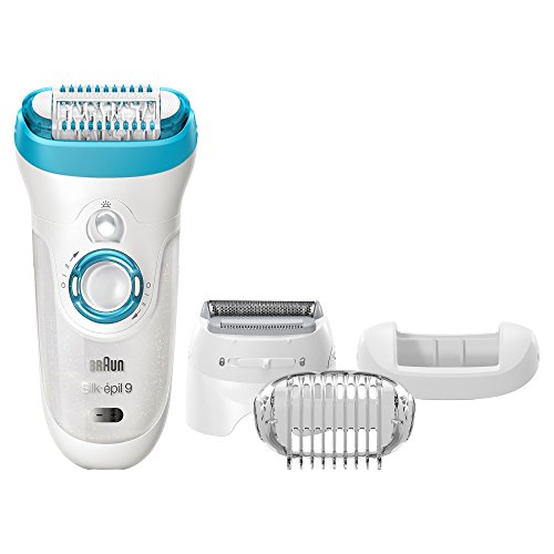 Braun Silk-épil 9 9-541 - Epilatore per donne asciutte o bagnate, Wet & Dry, cordless, epilatore con 4 extra: rasatura e rifinitura