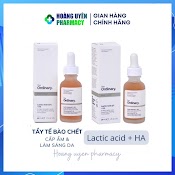 Serum Tẩy Da Chết Dưỡng Sáng The Ordinary Lactic Acid + Ha 30Ml (Aha)